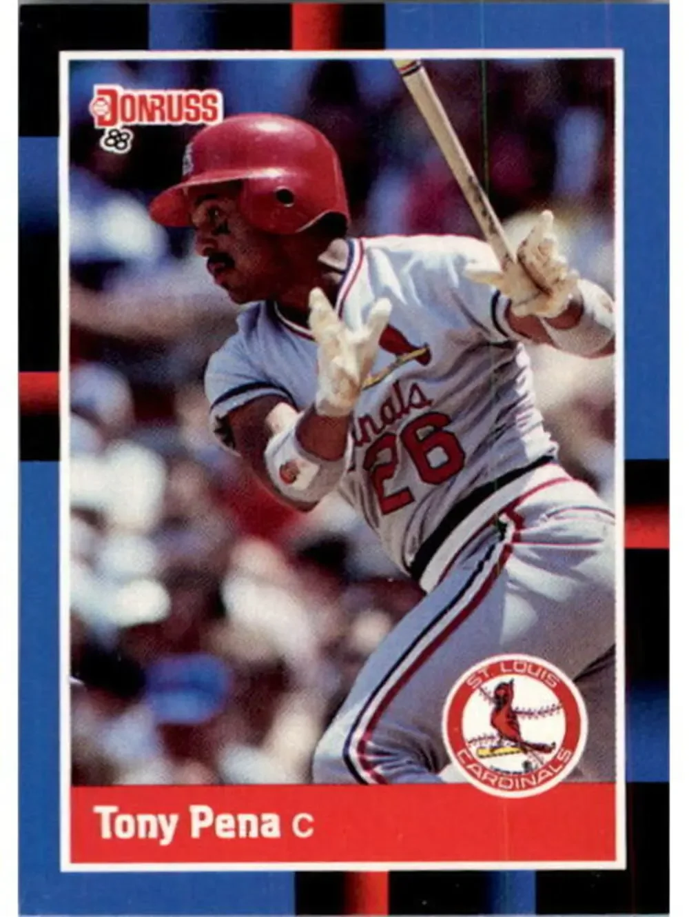 1988 Tony Pena Donruss Baseball Card #170